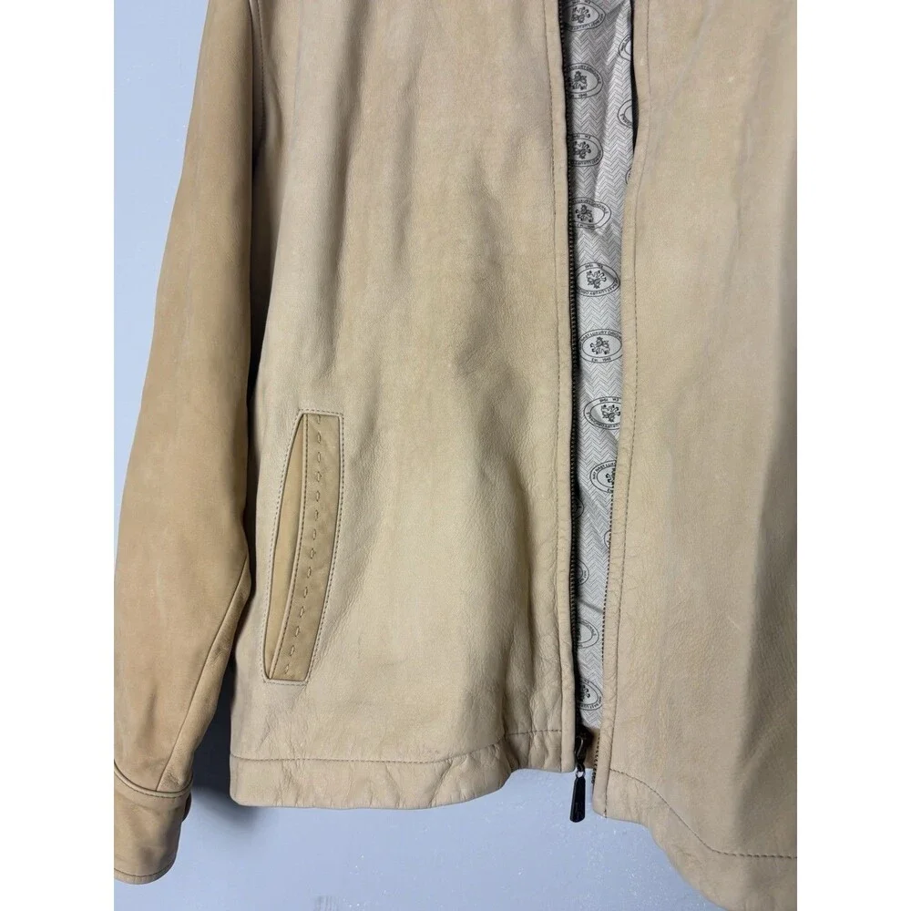 Nat Nast Luxury Soft Leather Suede  Distress Rockabilly-style Men’s Medium RARE